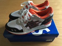 ASICS GEL-LYTE III WHITE/BLACK ORANGE Größe 43.5 *NEU*