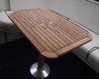 Teakholz Tisch Star "Weich" Sechs Größen Marine Motorheim/Wohnwagen/Boot NEU
