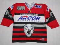 Frankfurt Lions Trikot Jersey Metzen DEL FFM 99/00 Play Off Hayward Eishockey XL