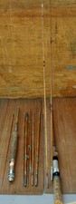 Vintage Split Bamboo Fly Rod sections and handles for parts