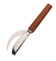 Fischschupper mit Klinge, Fischmesser, Ausnehmmesser, Entschupper, Schupper
