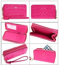 coach wallets zip-pak