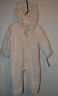 Boys Infant Toddler Cherokee Sherpa Pram Snow Suit SIZE 9 M NWT Cream