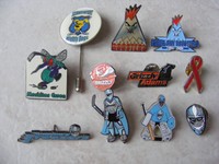 10 Eishockeypins, Moskitos Essen, Iserlohn Roosters, Hamburg Freezers, Grizzlys
