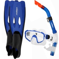 ABC-Set Schnorchelset Flossen Schwimmflossen Flossenset Schnorchel 30-47 