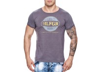 Tommy Hilfiger T-Shirt dunkelgrau S M L NEU Top Muskelshirt Rundhals Polo Hemd