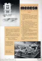 Metallindustrie Menesa Neunkirchen XL Reklame 1956 Saar Metall Kanister Blech ad