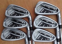 PING i20 Irons - 5 - PW - CFS STIFF SHAFTS - BLACK Dot