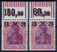 === DR Germania Mi. 155a I Oberrand Walze **, Kat. 49€ ===