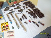 Märklin H0 Komplettanlage Modeleisenbahn Dachbodenfund zerlegt Maße ca.3,5x1,5m