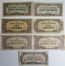 Vintage - Lot of 1942 Japanese Invasion Money - Free Shipping!