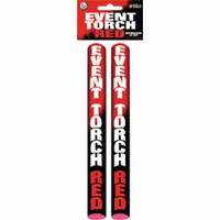 2er Bengalfackel rot mit Rauch - Event Torch Red - Lesli