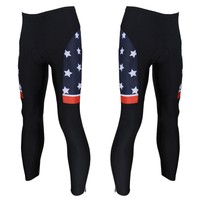 Mode für Männer Radlerhosen Fahrradhosen 3D füllte USA Freiheitsstatue