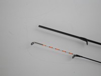 Feeder Rute Carbon Spitze 1 Stück  Orange/Weiß  für 3,7 mm Innendurchmesser