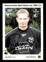 Jörg Sievers Autogrammkarte Hannover 96 1998-99 Original Signiert+A 129095