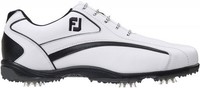 Footjoy Hydrolite, weiss/schwarz, W-Leisten