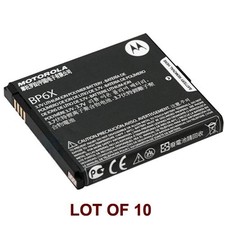 10 Motorola Bp6X Oem Battery Lot Milestone Xt720 Droid 2 Pro Cliq Xt A855 i1
