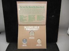 Wwii Coin Set. 1943 Silver Nickel, 1943 Steel cent, 1944-S Mercury Di. Lot 36