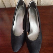 Night Life by LifeStride Vintage Black Heels Women's Shoes Size 9 Aa