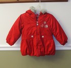 Pampolina 24 months Girls Red Jacket Coat winter fall hooded boutique 18-24