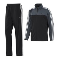 ADIDAS ClimaLite Herren Trainingsanzug Sportanzug ICONIC TS schwarz/grau M - 3XL