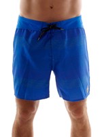 Protest Boardshort Badehose Crash blau Streifen Tasche Reißverschluss