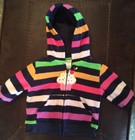 Just one you by Carter's baby girl cupcake fleece jacket size 3 months in VGUC
