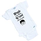 Harry Potter Muggle in the streets, Wizard with my peeps! Onesie / Romper or Tee
