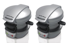 2 Pack) Hamilton Beach 25475 Breakfast Kitchen Counter-Top Press Sandwich Maker