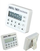 Digital LCD Kurzzeitmesser Kurzzeitwecker Küchenuhr Eieruhr Timer Magnet Clip 