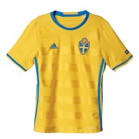 NEU Adidas Original Schweden/Sweden - Trikot/Jersey - Home EM 2016 Kinder