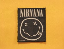 Small Vintage 1993 Nirvana Patch Sew On Uk Import Cobain