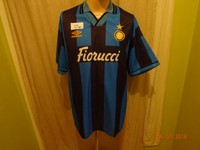 Inter Mailand Original Umbro Heim Trikot 1994/95 "Fiorucci" Gr.L TOP