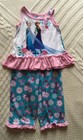 Toddler Girls Disney Store 2 Piece Pajamas Frozen Elsa Anna Size 4 2T 3T 4T