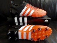 Adidas ACE 15+ Primeknit FG/AG/rot/schwarz/weiß/Größe 43 1/3 