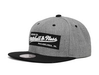Mitchell & Ness® Box Logo Snapback Cap grey/black | NEU grau/schwarz Basecap NEW