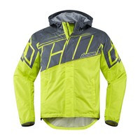 ICON Herren Motorrad Jacke - PDX 2 - gelb