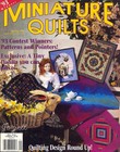 Miniature Quilts Magazine No.13, Spring 1994 ~ 1993 winners mini quilt patterns