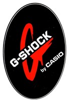 AUFKLEBER / DECAL "CASIO" (G-SHOCK) -1-