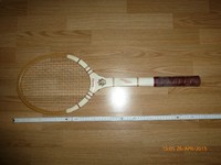 alter Tennisschläger aus Holz von Dunlop alliance "guter Zustand" Medium Grip