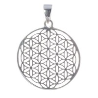 925 Silber Anhänger Blume des Lebens Mandala Lebensblume Esoterik Bella Carina
