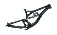 Rahmen PHOENIX DH Carbon, Black, FOX RC4 Kashima, Gr. M
