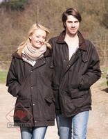 Wachsjacke BASIC JACKET - Reitjacke NEU für Damen oder Herren L braun