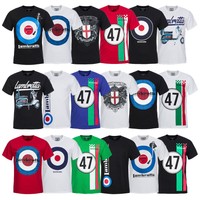 Lambretta Herren T-Shirt Freizeit Shirt Tee S M L XL 2XL 3XL 4XL 5XL 6XL neu