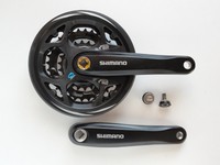 Shimano Kurbelgarnitur  FC-M 311  7/8 fach mit KSS schwarz 42/32/22   