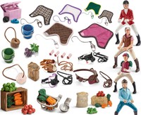 Schleich Pferde Zubehör *Horse Club* Sattel Zaumzeug Reiterin Decke nur 1x Porto