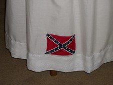 Civil War Secession~Eyelet Trimmed~Underhoop Modesty Petticoat~Ds Waistband