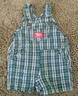 OshKosh*Plaid Vestbak Shortalls*Toddler Baby Boy 12m*EUC 