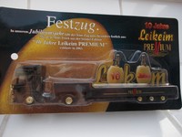 Scania 1:87 Sattelzug schwarz " 10 Jahre Leikheim premium " in OVP TOP Nr. 112