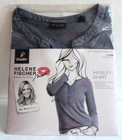TCM Tchibo Helene Fischer Damen Langarm Shirt Blau Gr. L 44/46 NEU